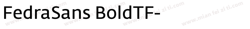 FedraSans BoldTF字体转换